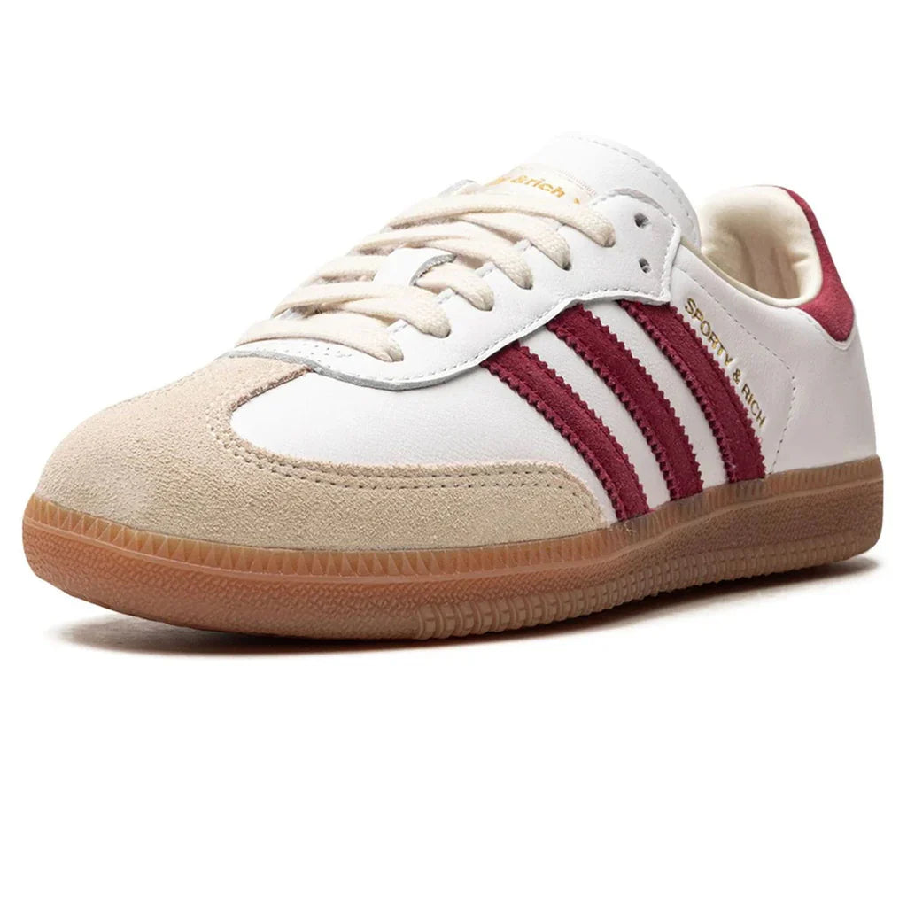 Samba OG x Sporty & Rich 'White Core Burgundy'