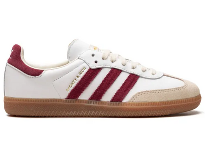 Samba OG x Sporty & Rich 'White Core Burgundy'