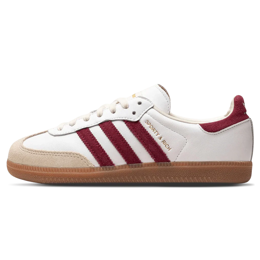 Samba OG x Sporty & Rich 'White Core Burgundy'