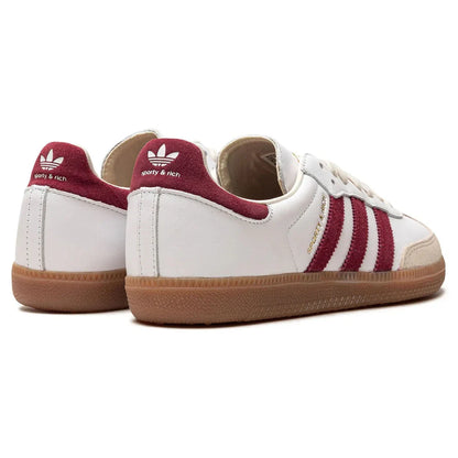 Samba OG x Sporty & Rich 'White Core Burgundy'